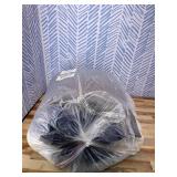 Outdoor Seat Cushion Set 24 x 24 x 4 Inch, Waterproof & Fade Resistant Patio Furniture Cushions with Removable Cover and Ties, Thick Deep Seating Pads for Outside Chair Sofa Couch, Blue