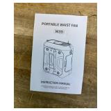 2025 Upgrade 10000mAh Waist Clip Fan, Portable Personal Fan with 18000RPM Strong Airflow, 50H Cooling with LED Light, Clip On Belt Neck Desk Fan for Outdoor Indoor Camping Travel