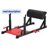 Retails for $200! VIVITORY Hip Thrust Machine, Glute Bridge Machine Sissy Squat Machine with Weight Holder, Heavy Duty Butt Exercise Equipment for High Resistance Glute Training, Leg & Core Strengthen