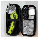 Cordless Electric Scissors: 4V Rechargeable Rotary Cardboard Cutter, 3000mAh Battery, with LED Light, 2 Blades, Box Cutter for Fabric Carpet Carton Plastic Leather Cloth - Retail: $62