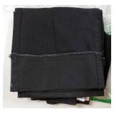 Wide Leg Cropped Jeans for Women Trendy High Waisted Crossover Boyfriend Jeans Mom Baggy Stretchy Denim (Black, S) - Retail: $37