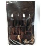 Tweezers Set - Professional Stainless Steel Tweezers for Eyebrows - Great Precision for Facial Hair, Splinter and Ingrown Hair Removal (Black) - Retail: $10