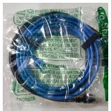 Cat 6 Ethernet Cable 6 Ft 2 Pack, Cat 6 Cable Outdoor&Indoor, High Speed 10Gbps Internet Network Cable, Cat6 Ethernet Patch Cable Long, Computer LAN Cable for Router, Modem, PS4/5 - Blue & Black - Ret