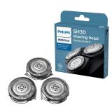 Philips Norelco SH30/52 Shaving Heads, Compatible with Philips Shavers Series 1000, 3000 and 5000, Powerful Performance, Self-Sharpening, 3 Pieces, Model SH30/52 - Retail: $25