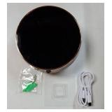 Automatic Soap Dispenser Foam Bathroom: Wall Mount Rechargeable Touchless Adjustable Auto Smart Electric Plastic Black Foaming Soap Dispenser with Clock - Kitchen - Hand Dish Lotion Couple Kids - Reta