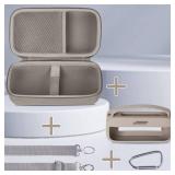 Storage Case Kits Compatible with Bose SoundLink Flex 2nd Gen/Bose SoundLink Flex Portable Speaker (Sandstone Silicone Cover + Hard Case) - Retail: $30
