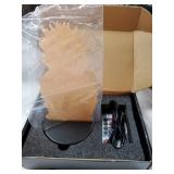 Cute Pineapple Light 3D LED Bedroom Decor Sleep Table Lamp with Remote 7 Colors Acrylic Visual Rquite Ananas Night Light Birthday Christmas Gifts for Kids - Retail: $13