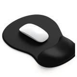 Gel Wrist Rest Mouse Pad-Ergonomic Office Mousepad with Wrist Support-Non-Slip, Design Desk Accessories Mat for Home&Game Decor (01Black) - Retail: $10