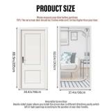 Cat Resistant Mesh Screen, 38 x 83" Cat Resistant Door Screen with Zipper Stop Cats Running Out, Thickened Cat Resistant Mesh Screen Door Pet Door Screen for Cat Pet Home Bedroom, Living Room Door - R