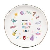 May This Be Your Best Era Ceramic Ring Dish, Jewelry Tray Birthday Christmas Gift for Girls Woman Mom Sisters Friends. GUITAR HAS A SCRATCH. - Retail: $14
