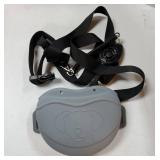 Dog Treat Pouch - Premium Silicone - Upgrade 4 Strong Magnets Enhanced Magnetic Closure, Adjustable Waist Belt - Ideal for Puppy Training and Outdoor Walks (Grey) - Retail: $10