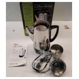 Presto 02822 6-Cup Stainless-Steel Coffee Percolator - Retail: $60