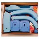 Toys for 1 2 3 Years Old Boys Girls, Toddler Basketball Hoop & Soccer Goal, Montessori Toy, Interactive Musical Sports Toys with Light, Christmas Birthday Gifts for Baby Kids Age 12-18 Months - Retail