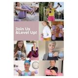 Adjustable Dumbbell Set 2LB 3LB 4LB 5LB Light Hand Weights for Women One-Twist Weight Adjustment Non-Slip Curved Grip Handle Free Weights for Home Gym, Rehab, Pilates, Yoga, Strength Training - Retail