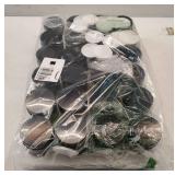 24 Pcs 6oz Glass Jars with Lids Leakproof Round Airtight Empty Cosmetic Jars with Inner Liners Lid for Storing Lotions Spices Ointments Candle Making Food Storage (Olive Green) - Retail: $36