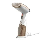 Conair Handheld Garment Steamer for Clothes, Turbo ExtremeSteam 1875W Fabric Steamer, Portable Handheld Design, Strong Penetrating Steam, White/Champagne - Retail: $60