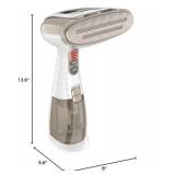 Conair Handheld Garment Steamer for Clothes, Turbo ExtremeSteam 1875W Fabric Steamer, Portable Handheld Design, Strong Penetrating Steam, White/Champagne - Retail: $60