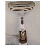 Conair Handheld Garment Steamer for Clothes, Turbo ExtremeSteam 1875W Fabric Steamer, Portable Handheld Design, Strong Penetrating Steam, White/Champagne - Retail: $60