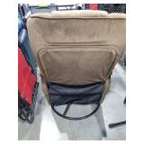 Brown Microsuede Swivel  Chair
