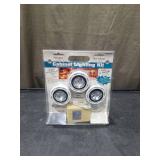 10W Halogen Under Cabinet Lighting Kit - 3 Light Set
