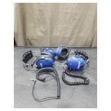 Racing Electronics Blue Headsets