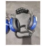 Racing Electronics Blue Headsets