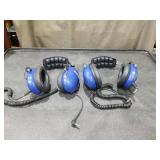 Racing Electronics Blue Headsets
