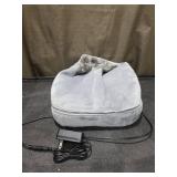 TRAKK Comfortable Shiatsu Foot Massager and Warmer  Gray
