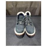 Timberland Navy Blue Nubuck Boots Size 8.5