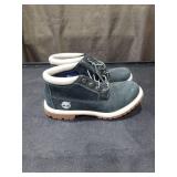 Timberland Navy Blue Nubuck Boots Size 8.5