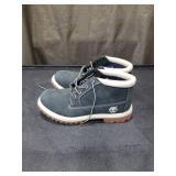 Timberland Navy Blue Nubuck Boots Size 8.5