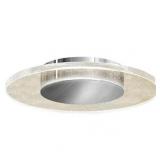Artika Essence Disk 13 in. Chrome Modern LED Flush Mount Ceiling Light Sealed