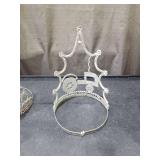 Decorative Crystal Pageant Crowns Set