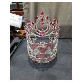 Decorative Crystal Pageant Crowns Set