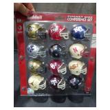 Big 12 Mini Helmet Set Of 12 Riddell Pocket Size Conference Set