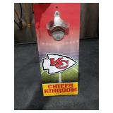 Kansas City Chiefs Kingdom Wall Mount Bottle Opener