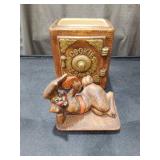 California Originals COOKIE SAFE cookie jar RABBIT BUGS BUNNY lid Whats Up Doc