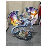 2004 Bradford Exchange Battle of Valor Dragon Sculpture 3rd Issue Realm of The Dragon