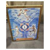 1983 Babe Ruth Baseball League Pennant Award Plaque