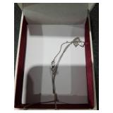 Shane Co. Sterling Silver Snowflake Pendant Necklace