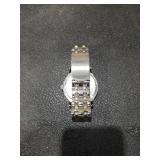 Blue Dial Silver Link Chronograph Watch