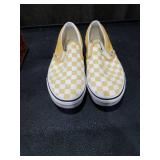 Vans Classic Slip-On Checkerboard Yellow/White Shoes