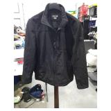 Calvin Klein Black Zip-Up Jacket Size LARGE
