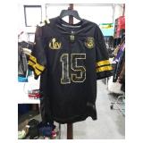 NFL Super Bowl LIV Kansas City Chiefs #15 Black Jersey Size Medium