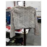 Planet Gold Textured Faux Fur Jacket Size XL