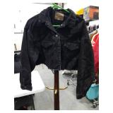 Black Denim Utility Jacket Size Small