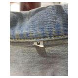 Distressed Blue Denim Jacket Size Medium