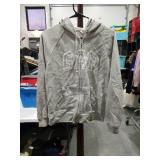 Gap Logo Full Zip Hoodie Sweatshirt Gray Size Medium