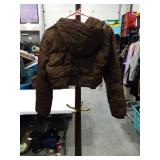 Brown Winter Puffer Jacket Size Medium