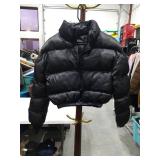 Black Puffer Winter Jacket Size Small